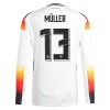 Tyskland Muller 13 Fotbollströjor Hemma tröja EURO 2024 Långärmad